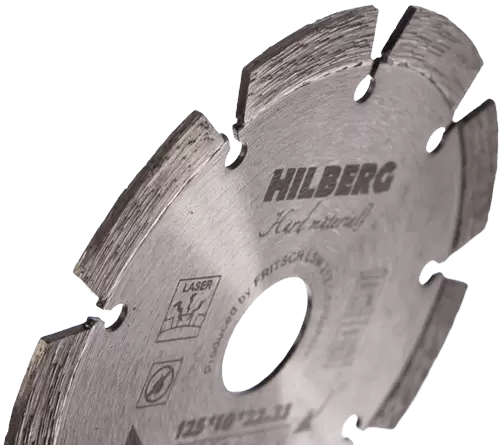 Алмазный диск по железобетону 125*22.23*10*2.0мм Hard Materials Laser Hilberg HM102 - интернет-магазин «Стронг Инструмент» город Нижний Новгород
