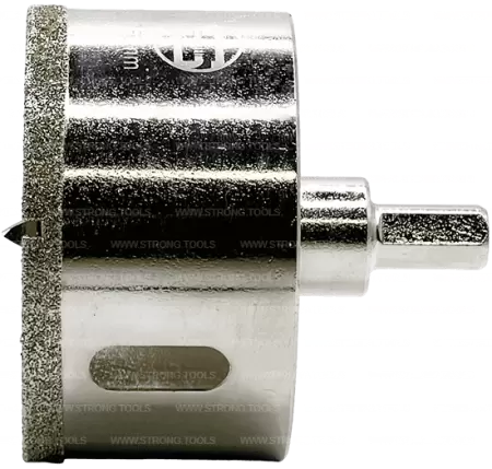 Алмазная коронка по керамике с центр. сверлом 68мм Strong СТК-06600068