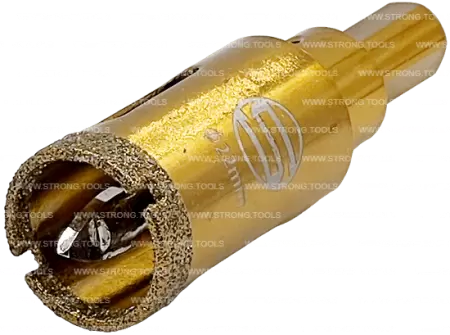 Алмазная коронка по керамике с центр. сверлом 22мм (Gold) Strong СТК-06700022