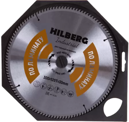 Пильный диск по ламинату 300*30*Т120 Industrial Hilberg HL300 - интернет-магазин «Стронг Инструмент» город Нижний Новгород