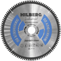 Пильный диск по алюминию 250*30*Т100 Industrial Hilberg HA250 - интернет-магазин «Стронг Инструмент» город Нижний Новгород