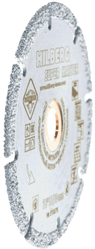 Алмазный отрезной диск 76*10*5*2.0мм универсальный Hilberg 510076 - интернет-магазин «Стронг Инструмент» город Нижний Новгород