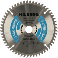 Пильный диск по алюминию 165*20*Т56 Industrial Hilberg HA165 - интернет-магазин «Стронг Инструмент» город Нижний Новгород