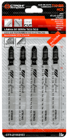 Пилки для лобзика 5шт. T101BR HCS 100мм по мягкой древесине Strong СТУ-21110103 - интернет-магазин «Стронг Инструмент» город Нижний Новгород
