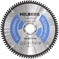 Пильный диск по алюминию 210*30*Т80 Industrial Hilberg HA210 - интернет-магазин «Стронг Инструмент» город Нижний Новгород
