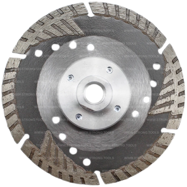 Алмазный диск с фланцем 125*М14*10мм Turbo-Segment Strong СТД-18700125 - интернет-магазин «Стронг Инструмент» город Нижний Новгород